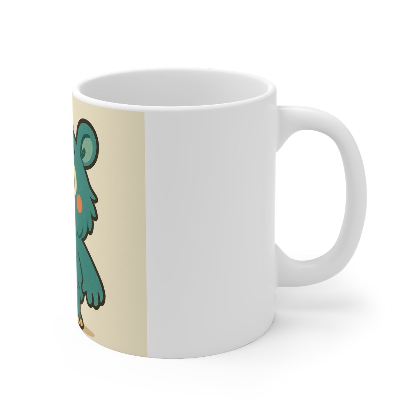 Cute Monster Snorgle Ceramic Coffee Mug