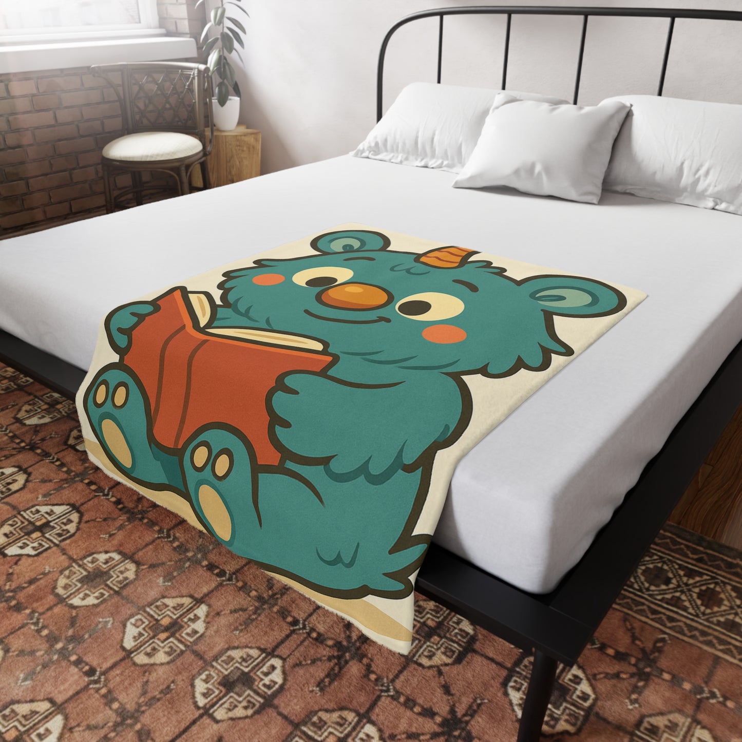 Cute Snorgle Cartoon Plush Fleece Blanket
