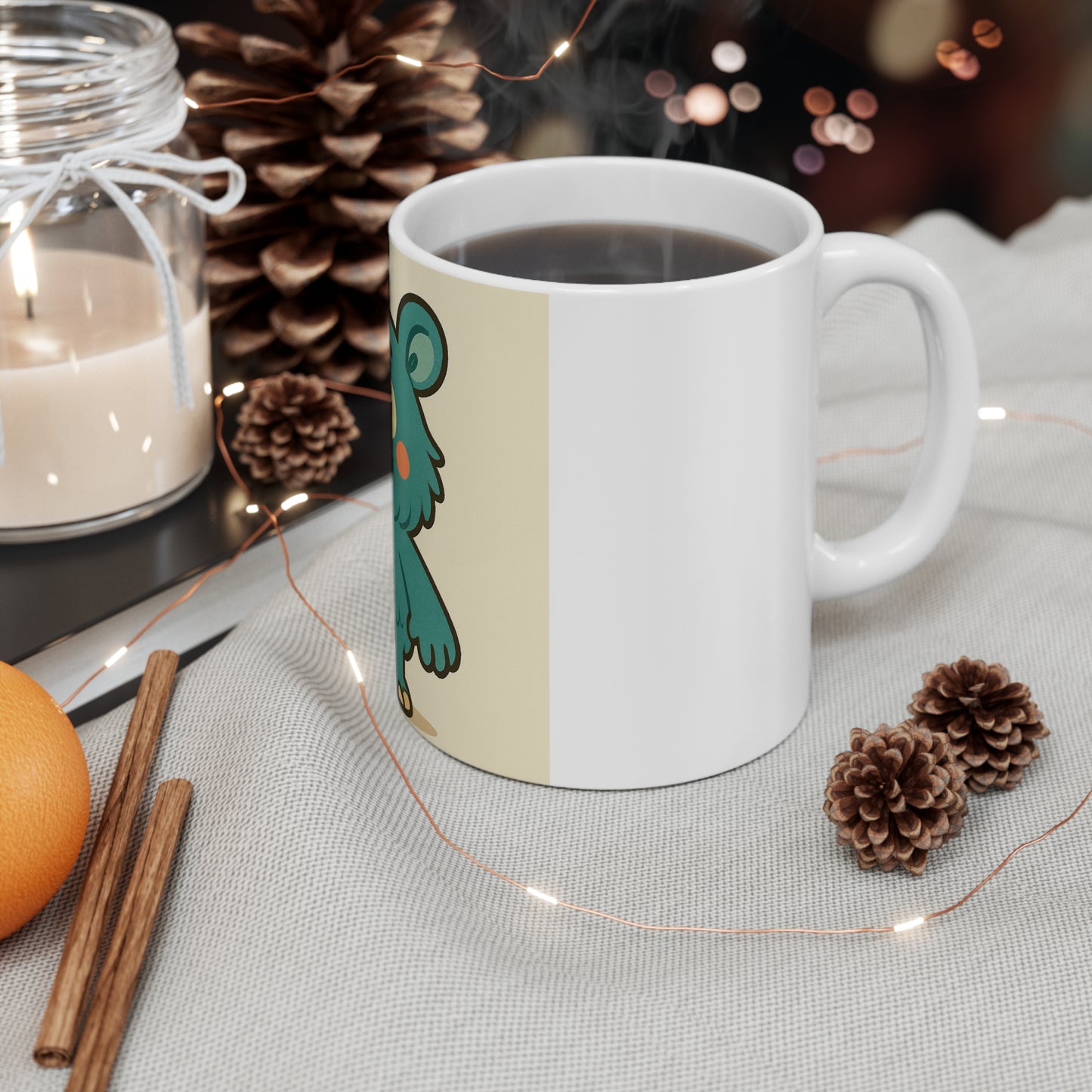 Cute Monster Snorgle Ceramic Coffee Mug